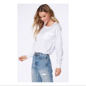 Bobi Long Sleeve Pocket Tee NWT Sz Small